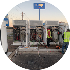 Willaby Electric, Inc. commercial electrician on-site